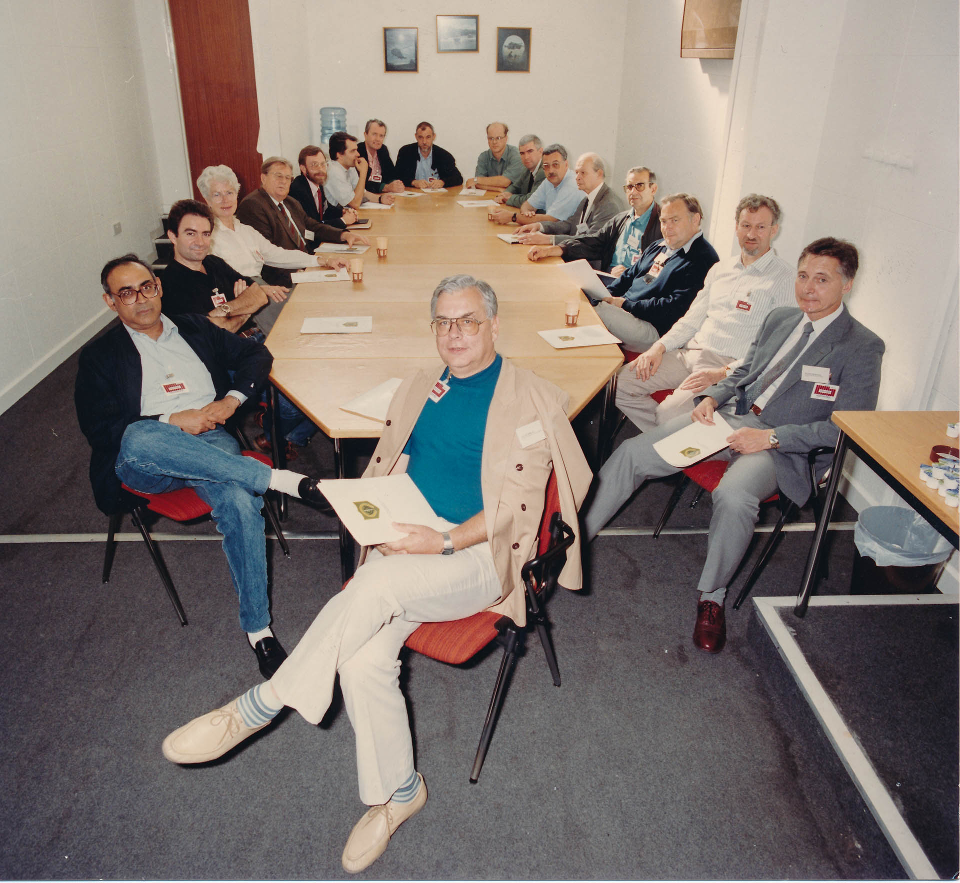 Part of the IAMPS group visiting Farnborough 1993
